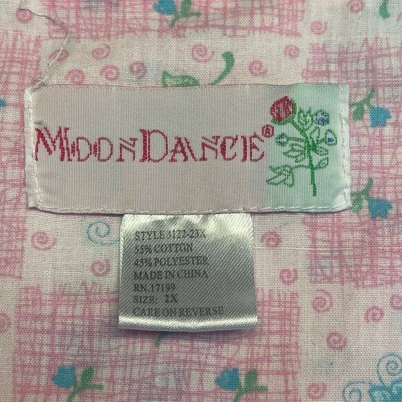 Vintage Moon Dance Women House Dress Robe 2X Kaftan Caftan Muu Muu Embroidered - Picture 11 of 12